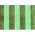 thumbnail image 1 of Ahgly Company Indoor Rectangle Abstract Turquoise Blue Modern Area Rugs, 5' x 8', 1 of 4