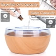 thumbnail image 4 of Aromatherapy Essential Oil Diffuser 300ml 6 Hours Wood Air Humidifier Electric Aroma Diffuser Mist for Large Room  Home  Baby Bedroom  7 Colors Lights Changing, 4 of 8