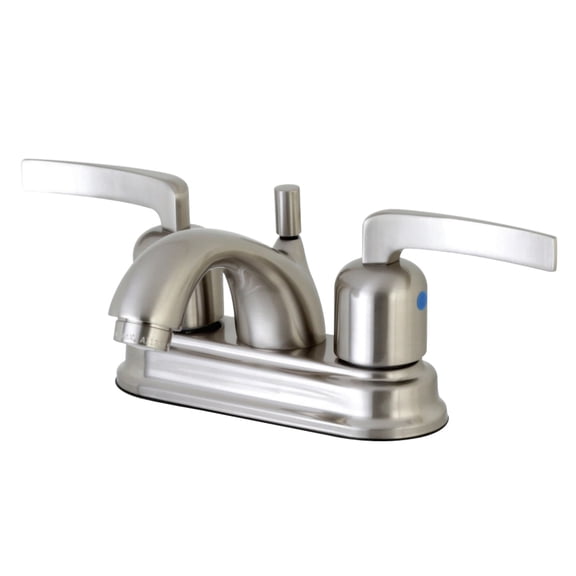 Kingston Brass FB2608EFL 4 in. Centerset Bathroom Faucet, Brushed Nickel