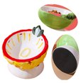 thumbnail image 3 of Raised Cat Food Bowl, Ceramic Elevated Cat Feeder Bowl, Anti Vomiting, Backflow Prevention, 3 of 5