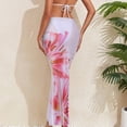 thumbnail image 6 of Qingpeng Womens 3 Piece Swimsuit Set Floral Sheer Mesh Tummy Control Beachwear Adjustable Strap Bathing Suit, 6 of 7