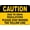 Warning Sign 3, variant on Warning Caution Please Stay Behind Yellow Line - 8"x12" Metal Aluminum Sign, Wall Office Decor for Indoor Outdoor, Facility