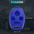thumbnail image 3 of Unique Bargains 4 Buttons Keyless Entry Remote Key Fob Shell Case Kit for Honda CR-V Pilot with Mini Screwdriver Blue, 3 of 6