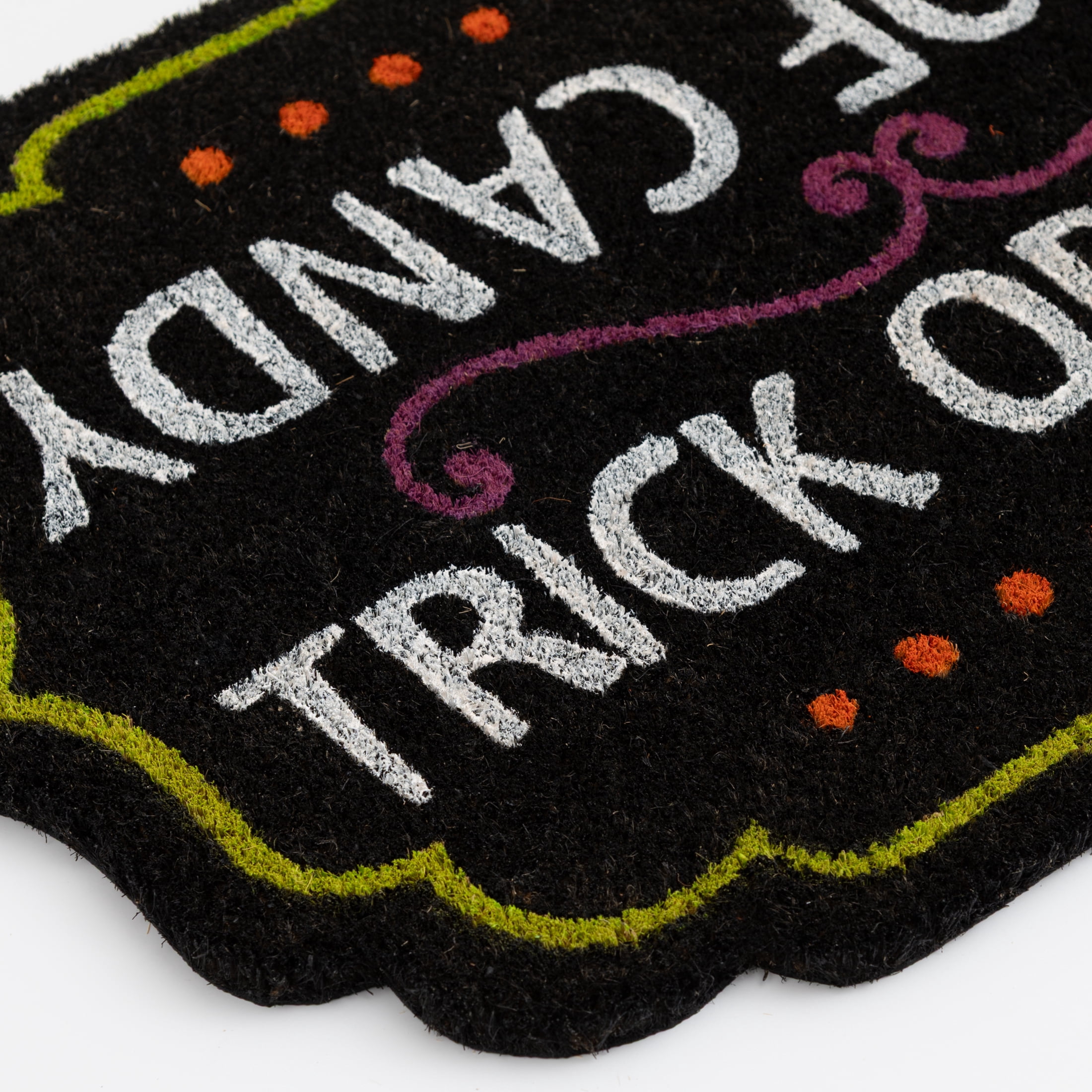 Way to Celebrate Trick or Treat Coir Outdoor Doormat, 18"x30"