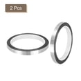 thumbnail image 3 of Unique Bargains Silver Tone Metalized Tape 3/8 Inch x 55 Yards Decor Tape 2 Pack, 3 of 6