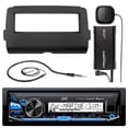 thumbnail image 2 of Audio Bundle For 2014 and Up Harley - JVC KDX33MBS MP3/USB/AUX Marine Bluetooth Audio Receiver Combo With Dash Installation Kit for Motorcycles, SiriusXM Radio Tuner, Enrock 22" Wired AM/FM Antenna, 2 of 6