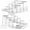 10Pcs-5Size, variant on 16 count Risers 4 Sizes(7" L~9" L) Riser Display Shelf Cupcake Stand Display Cabinet Clear Rectangular Display Stands Set