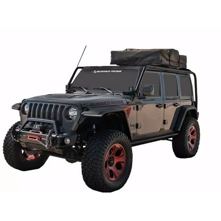 Rugged Ridge by RealTruck Outland Roof Top Tent for Jeeps, Trucks, & SUV's | 11704.05 | Compatible with with a Tent-Compatible Rack System