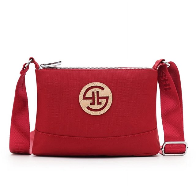 Bolso de mujer de nailon con forma diagonal, bandolera, para teléfono móvil, llaves, monedero