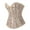 Beige, variant on Firm Shapewear for Women Tummy Control Erogenous Vintage Gothic Party Floral Lace Up Slim Corset Bustier Tube Tops Beige