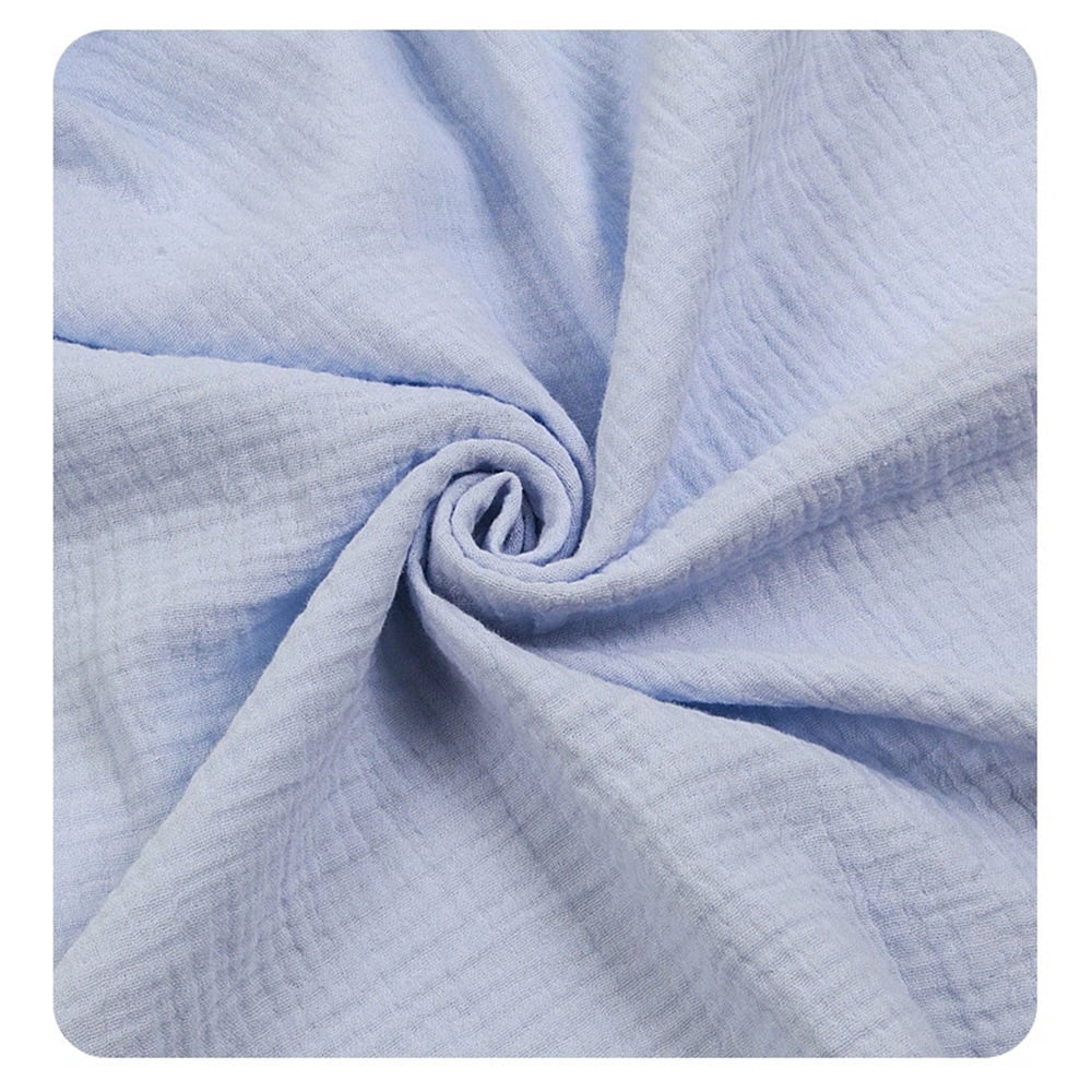 Nursing Cover for Baby Breastfeeding, Cotton Breathable with Arch Neckline for Women, Outward breastfeeding shawl covering cloth（Blue）