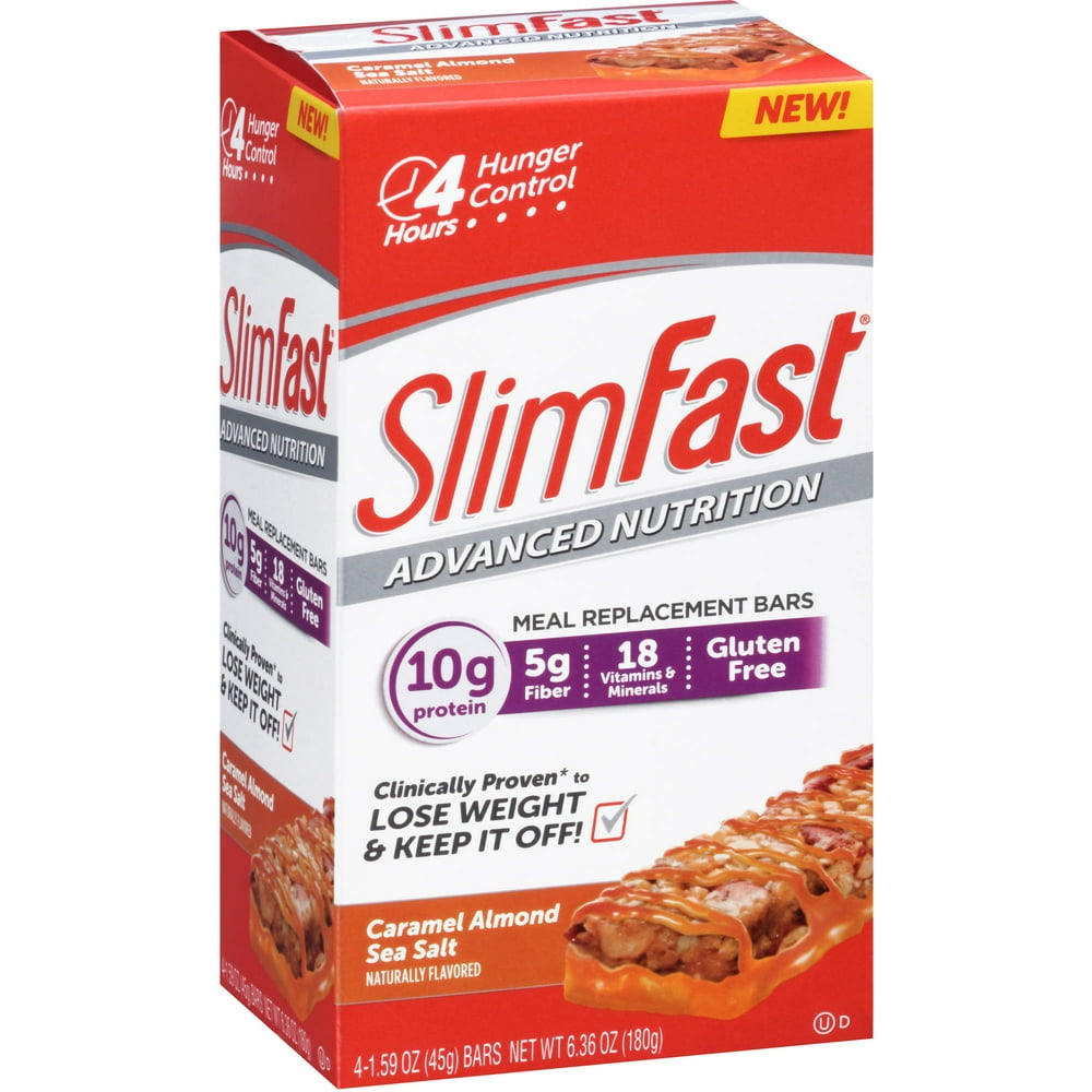 SlimFast Advanced Nutrition Caramel Almond Sea Salt Meal Replacement