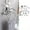 B, variant on Rack Organizer Modern Stainless Steel Towel Ring with Shelf Bathroom Hand Towel Holder No-Drill Install Durable Steel Storage Rack
