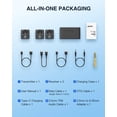 thumbnail image 2 of LEKATO Wireless in-Ear Monitor MS-20 Charging, 30H Battery Life with Box, 2.4G IEM System 1Transmitter 2 Receivers Auto-Pairing,OTG Support,One to Mo, 2 of 7