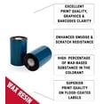 thumbnail image 6 of Thermal Wax-Resin Ribbon, 1 in Core Industrial Standard, 24 Pack, 4.33 in x 1476 ft, 6 of 7