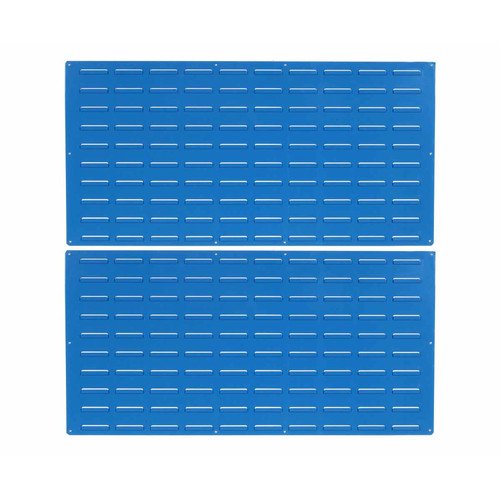 Triton Products LVP-2 LocBin Époxy Louvered Panneau, 24 Pouces H x 48 Pouces W, Bleu