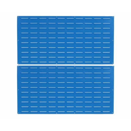 Triton Products LVP-2 LocBin Époxy Louvered Panneau, 24 Pouces H x 48 Pouces W, Bleu