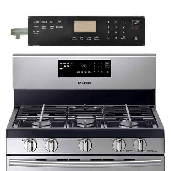 DG96-00850B Switch Membrane Replacement Model, Touchpad Overlay, Compatible with Samsung Stove Oven, Replaces AP7032881, PS16634290, EAP16634290,for NX60A6511SS, NX60A6511SG, NX60A6511SB