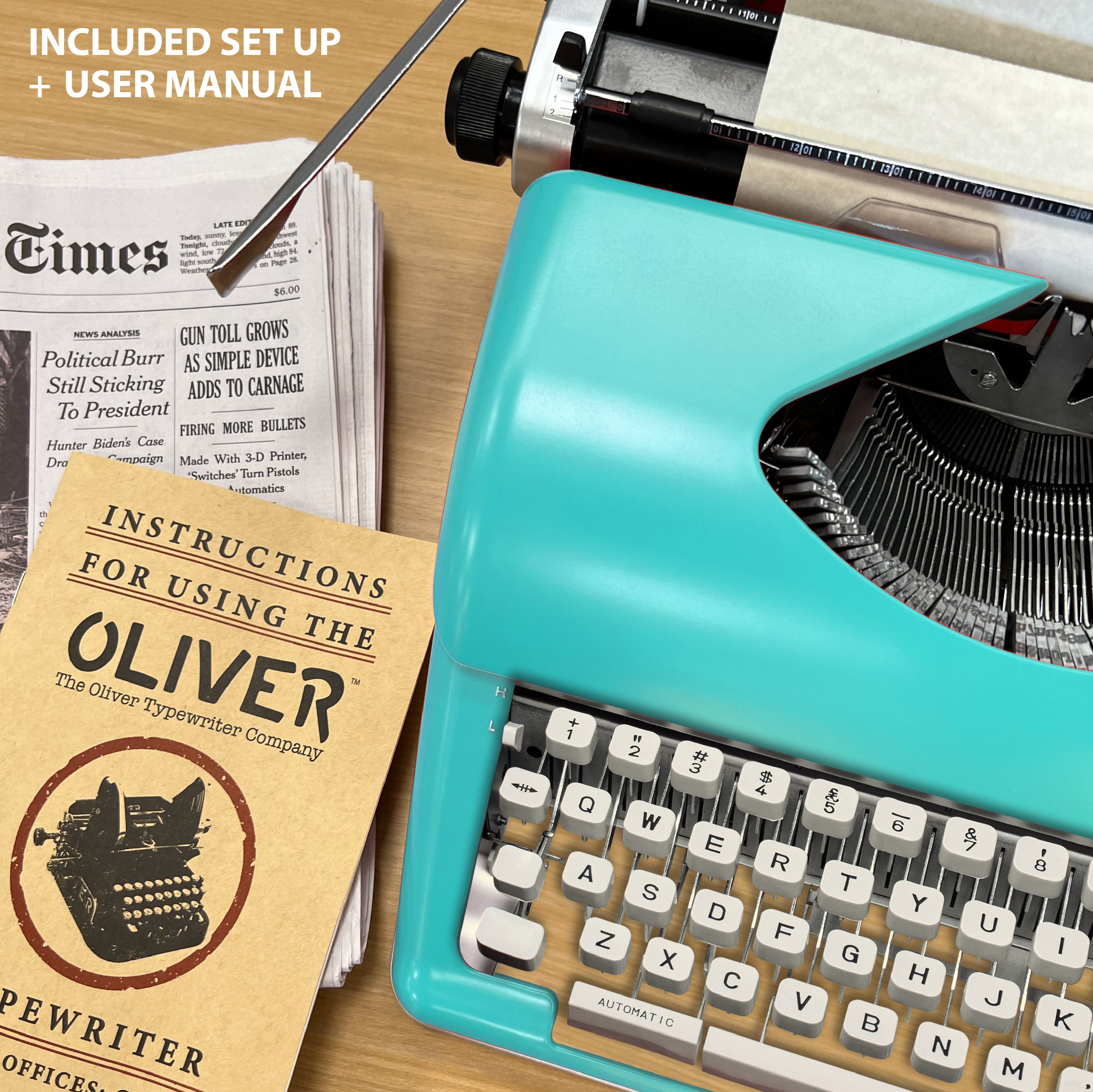 The Oliver Typewriter Company Legacy Prestige Manual Typewriter