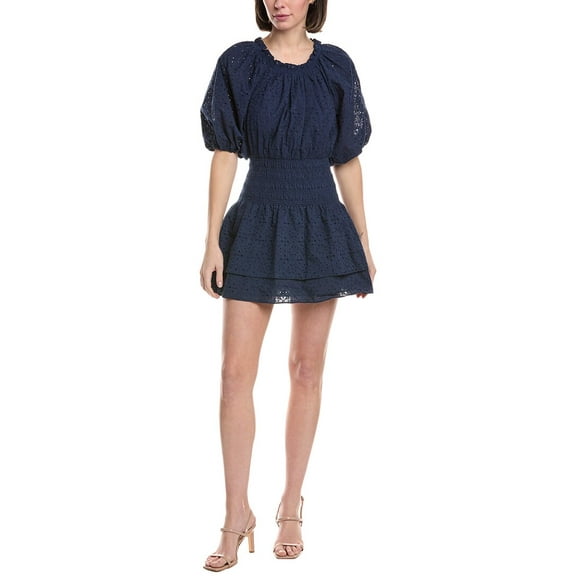 Ramy Brook womens  Sawyer Mini Dress, xs, Blue