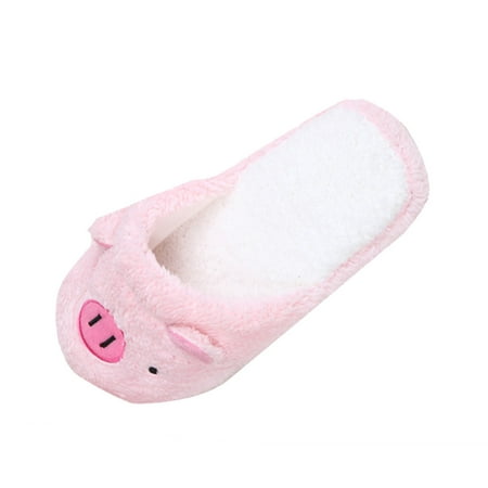 Lovely Pig/Panda Soft Slippers Home Floor Shoes For Women