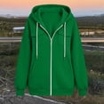 thumbnail image 5 of Fewfanhot Womens Jacket 2026 Spring Zip Up Hoodies Casual Long Sleeve Sweatshirts Fall Winter Track Jackets with Pockets, 5 of 6