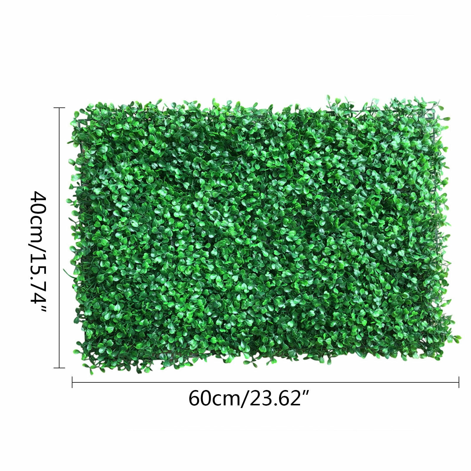 12Pcs 23.6x15.7" Artificial Hedge Mat Fence Fake Plant Grass Wall Garden Panels 