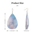 thumbnail image 2 of Glitter Sparkles Shimmer Printing Acrylic Dangle Teardrop Earrings For Women Lady, 2 of 7