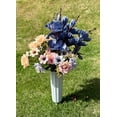 thumbnail image 3 of Minzimin Memorial Floral Vases, Cemetery Vase, Headstones Flower Holder, Grave Cone Vase, Flower Pots for Outdoor Plants, Decorative Plastic Containers Set of 6, 3 of 5