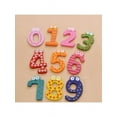 thumbnail image 5 of Topumt 10Pcs Cartoon Floral Wooden Number Shape Fridge Magnet Decor Baby Educational Toy, 5 of 5