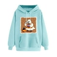 thumbnail image 6 of Uaswgudfs ​Women's Autumn/Winter Hooded Sweatshirt: Soft Pullover w/ Kangaroo Pocket & Adjustable Drawstring Hood​, 6 of 6