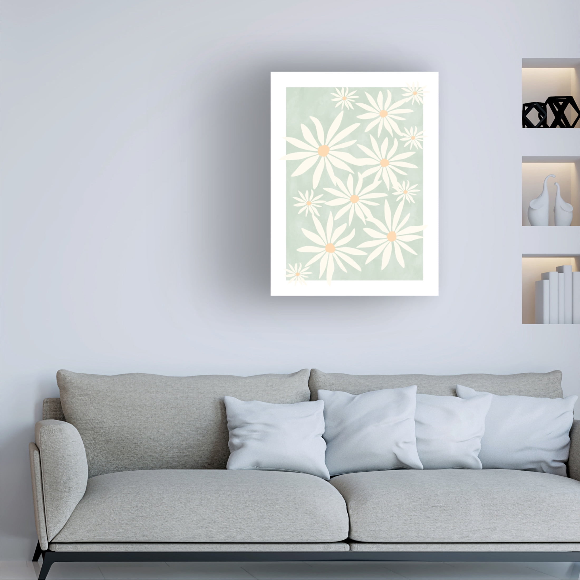 Trademark Fine Art Elena Ristova  Green43 Canvas Wall Art