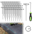 thumbnail image 1 of Landscape Staples 6in Rust-Resistant Galvanized Garden Staples Round Top Landscape Staples Ground Cover Fabric Staples, 1 of 7