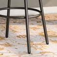 Set of 2 Brown and Gray Modern Swivel Bar Stools 38.5" - Walmart.com