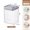 Light Gray2, variant on Food Storage Containers with Lids, Sealed Up Food Storage Containers, Stackable Kitchen Organizers, , Light Gray1, 8.7x9.5x10.3cm, BPA Free, Airtight, Pantry