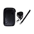 thumbnail image 1 of Bolsa de almacenamiento de cosméticos Bolsa de viaje al aire libre Bolsa de cosméticos Estuche rígido Bolsa de maquillaje para mujeres Negro, 1 of 8