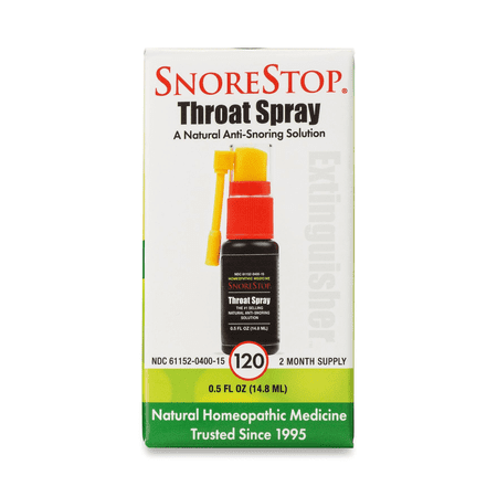 SnoreStop Snore Aid Throat Spray Natural Anti-Snoring Solution 14.8 ml