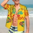 thumbnail image 5 of Lsque Bless This Home pattern Hawaiian Shirt for Men, Unisex Summer Beach Casual Short Sleeve Button Down Shirts-XX-Large, 5 of 9