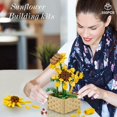 thumbnail image 5 of Flowers Building Set for Adults, Sunflower Flower Bouquet Bonsai Plant, Botanical Collection Home Decor Display, DIY Creative (550 PCS), 5 of 5