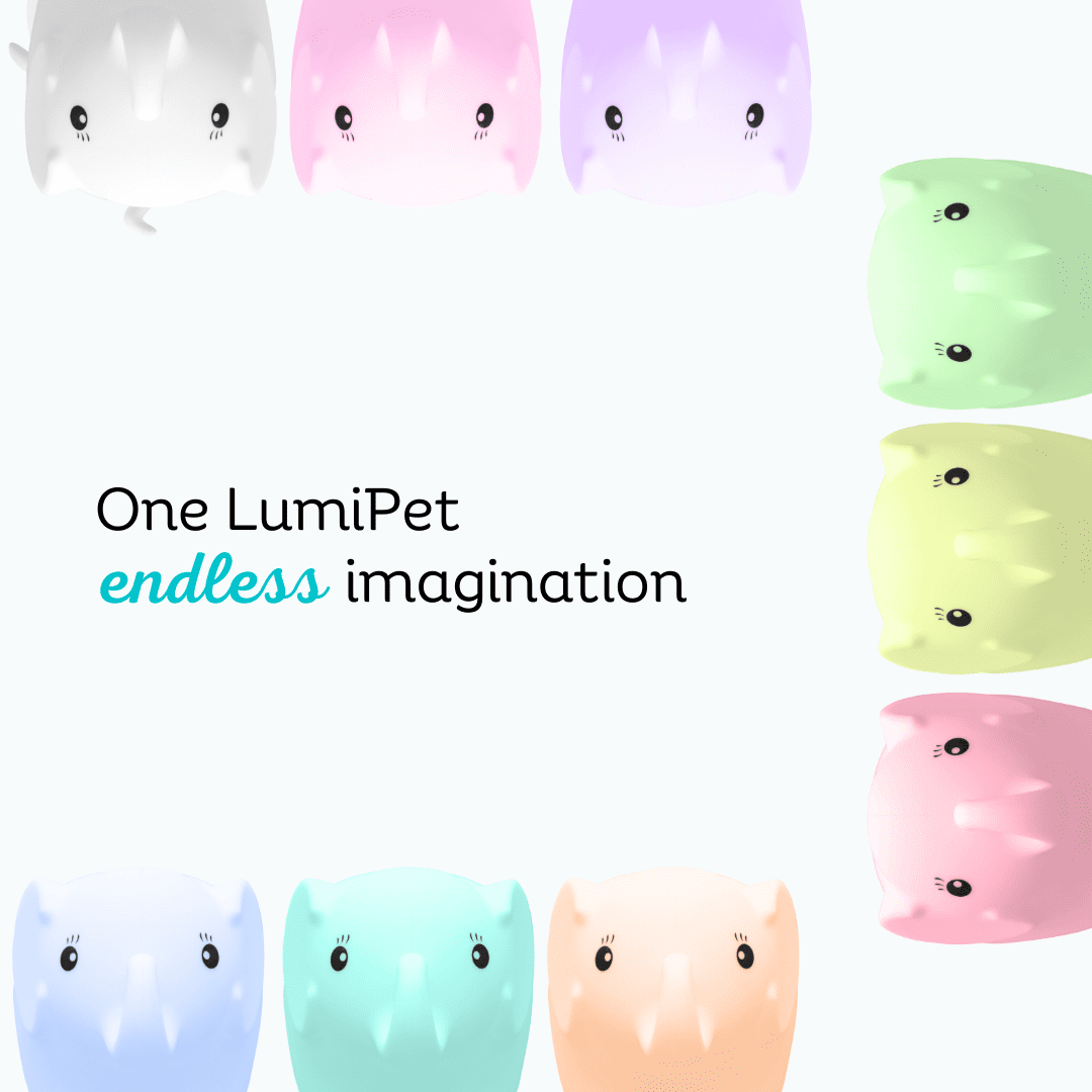 LumiPets&reg; Eggbert the Elephant- Children's Touch Night Light