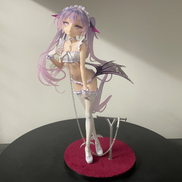 Figura de gato negro de 26 cm, figuras de anime de Eve, figura de la pequeña princesa Eve, modelo de estatua, muñecas, colección, juguetes de decoración, regalo de cumpleaños
