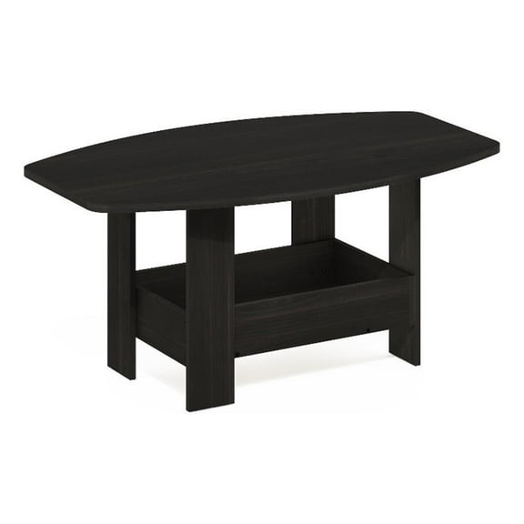 Pemberly Row Coffee Table with Storage Compartment in Espresso