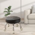 thumbnail image 6 of yotijay 360 degree Rotating Low Roller Seat Stool Pedicure Stool Small Breathable Kids Adults Black, 6 of 9