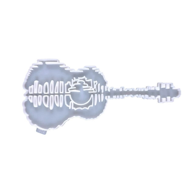 Pompotops Homemade Diy Guitar Modeling Silicone Mold Creative Ornaments Making Mold Clearance