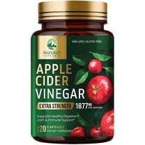 Apple Cider Vinegar Capsules ACV Supplements 1877mg, Vitamin D3, Zinc, Best ACV Supplement Pills Supporting Gut Health for Better Digestion, Immune System Support, Non-GMO & Gluten Free, 120 Capsules