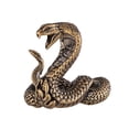thumbnail image 1 of Wmool 2025 Année du Serpent Chinois Statue, Figurine Feng Shui Serpent Chinois en Laiton Doré, Ornement Serpent en Résine Dorée, pour Décoration d'Année pour Chance et Richesse Parfait pour Votre Bureau, 1 of 8