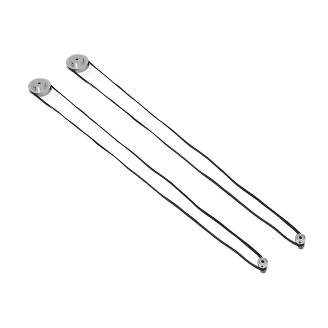 Timing Pulley With Belt, Stable 2Pcs Accurate Aluminum Alloy Rubber Constant Transmission Ratio Timing Pulley Set For Drill Press 5mm