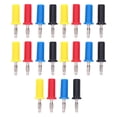 thumbnail image 4 of 5-Pack 4mm Brass & ABS Banana Plug Connector Set (Model J.10013) - 30V AC/60V DC, 32A Max Current - Durable, High-Conductivity Plugs for Electronic Instruments, Industrial/Welding Machinery,, 4 of 6