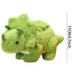 thumbnail image 3 of Plush Dinosaur Triceratops Stuffed Animal Doll, Cartoon Style Children's Gift Pillow No Standard, High Quality Soft Plush And Pp Cotton Filled Toy, 3 of 6