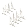 thumbnail image 1 of 8pcs soportes de estante en apariencia de L gancho de metal 12x15cm +, 1 of 9